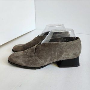 Arche Taupe Nubuck Suede Leather Heel Slip On Shoe 39 8.5- But fit like a 38 7.5